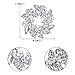 EVER FAITH Women's Wedding Corsage Jewelry Accessory Crystal Flower Wreath Brooch Pin Clear Silver-Tone