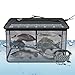 Floating Fish Basket for Live Caught Fish, Foldable Fishing Bucket, Mesh Net Bait Storage for Outdoor, Reflective Foldable CNet Cage, Heavy-Duty Live Caught Storage Trap for Stream Sea Rock