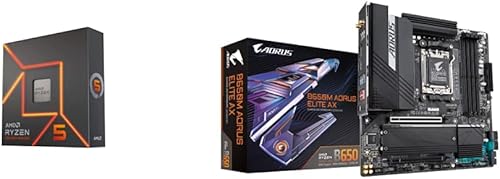 AMD Ryzen 5 7600X + GIGABYTE B650M AORUS ELITE AX placa base