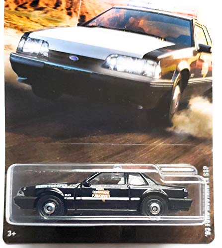 Matchbox Ford Mustang LX SSP Policía negra miniatura 1