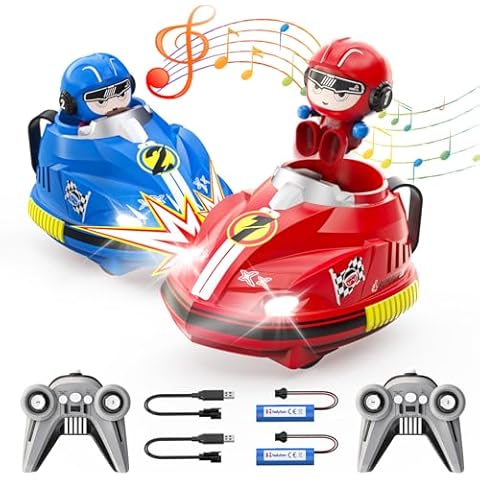Holyton Remote Control Bumper Cars for Kids Cover