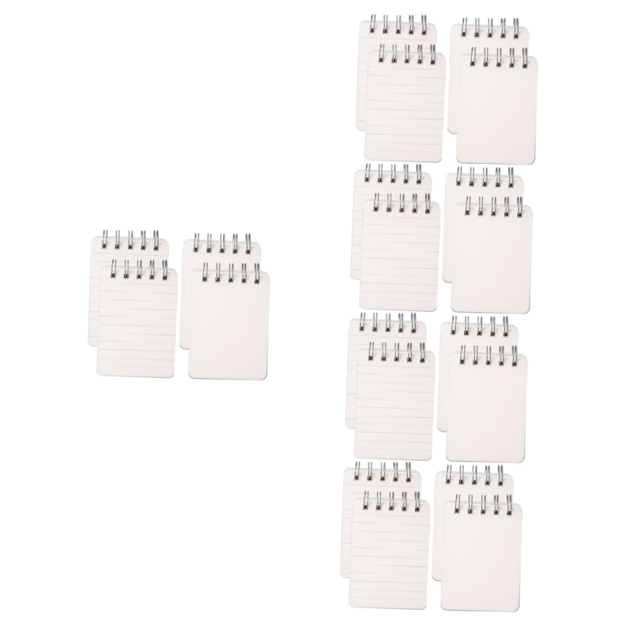 20stücke Spiral-notizbücher Kompakte Mini-notepads Für Büro Und Schule Tragbare Schreibhefte Mit Spiralbindung Linierte Und Leere Seiten Für Vielseitige Anwendungen