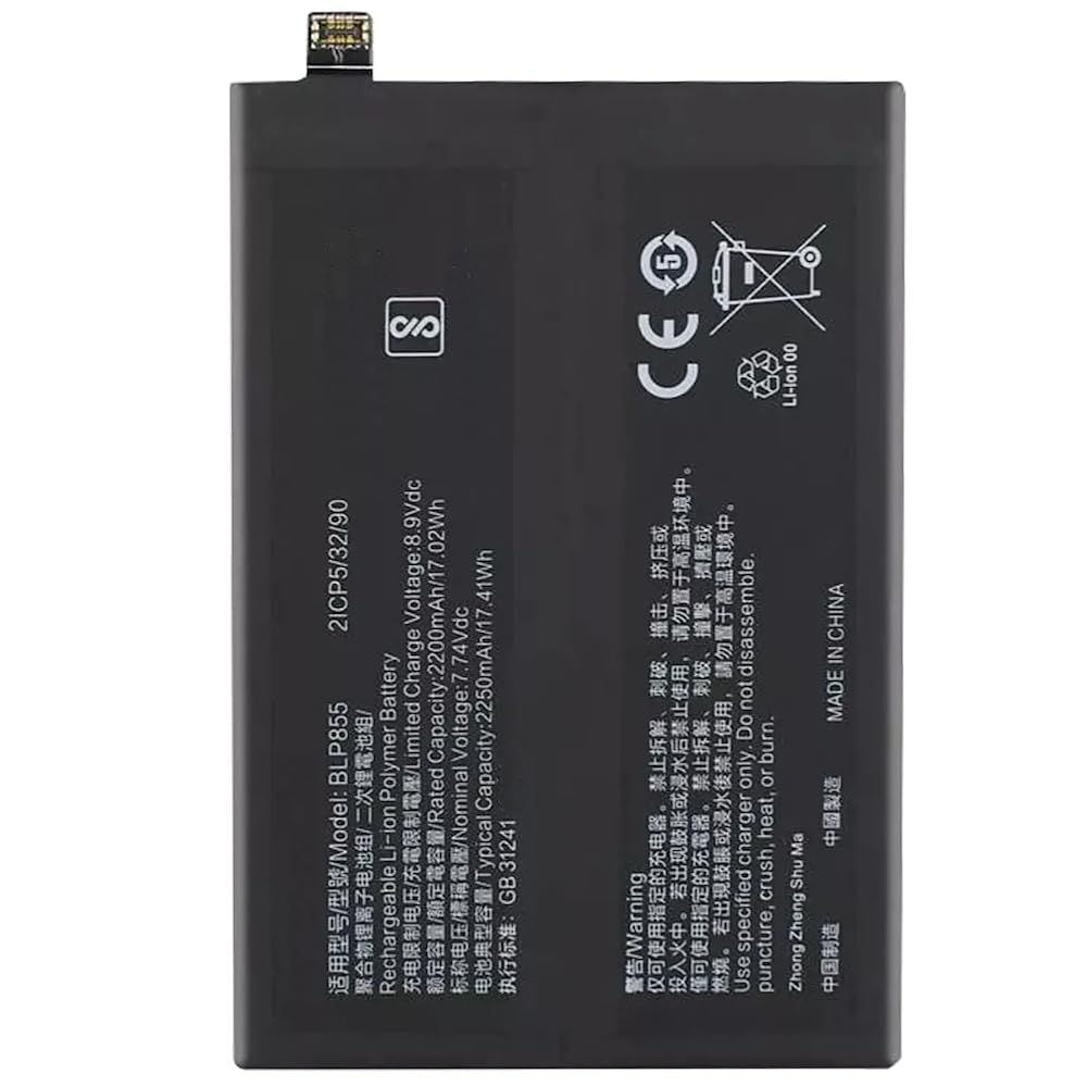 Batterie Premium de Remplacement pour Le Oppo Find X5 Lite/Reno 8 5G / Reno 7 5G / Reno 6 Pro / K9 Pro - 4500mAh - Qualité identique au modèle BLP855