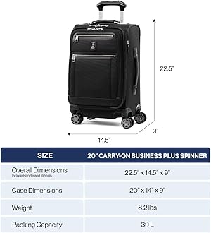 [Travelpro] Suitcase Crew 11 50" Garment Bag 11 inches Black///White