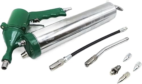 RYBOOL Pistola de engrase de agarre de pistola resistente 400CC Pistola de grasa neumática portátil Bomba de compresor neumático Pistola de grasa