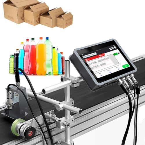 【VARI FORMATI DI CONTENUTO】 Può supportare la stampa di qualsiasi cosa, in particolare testo, ora, immagine, codice a barre dinamico, codice QR, funzione dati variabili. Ad esempio codice QR, codice a barre, immagine in formato BMP, testo, simbolo, data, logo, ecc.