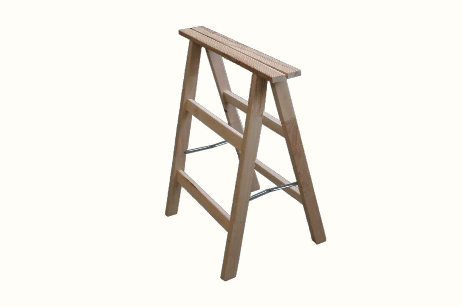 Cavalletto pieghevole in faggio 75 x 40 x 80 h cm