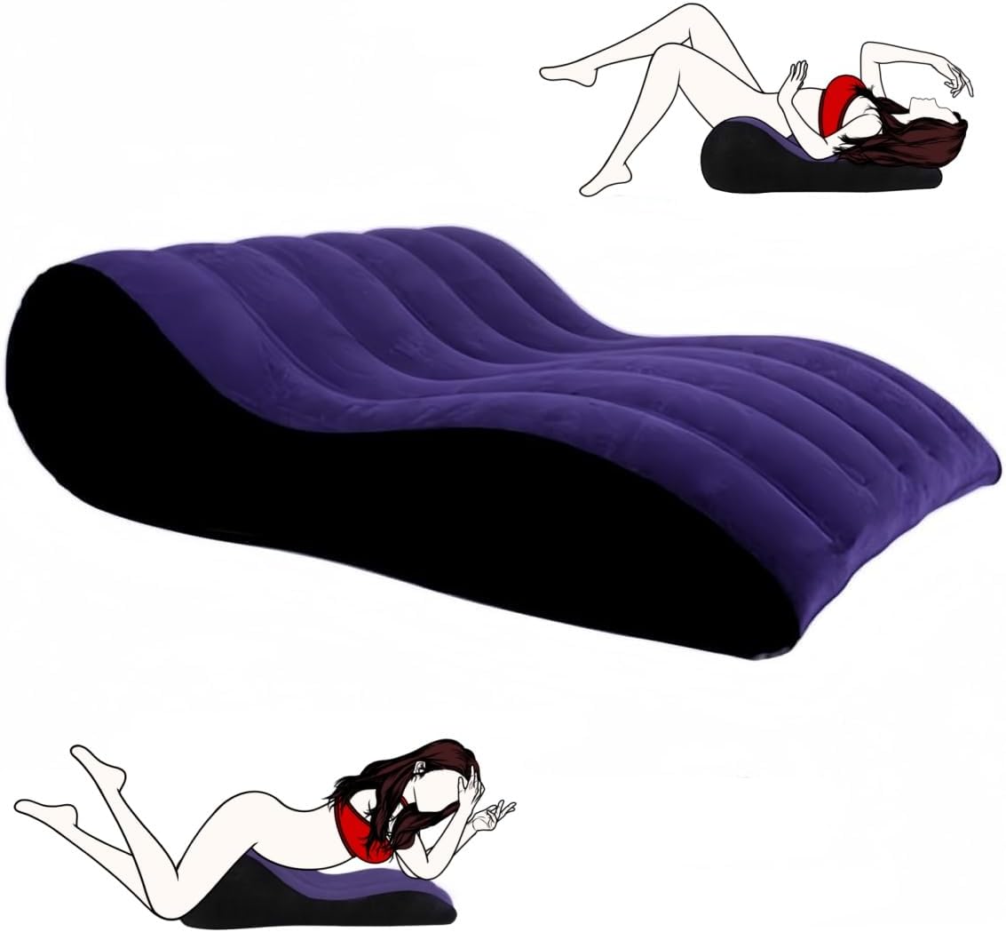 Sex Sofa Sex Furniture Cushion Inflatable Sex Pillow Bondage Sex Toys for Deeper Position Support for Adult Women Men