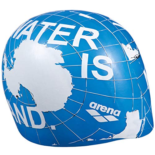 Arena Touca Poolish Moulded Water Is My Land, Azul/ Branca