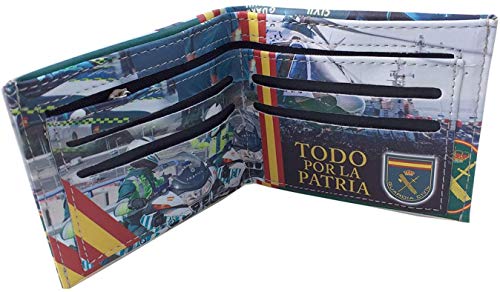 Cartera Guardia Civil 11x9,5 cm Impresa con Grabado de la Guardia Civil Española para...