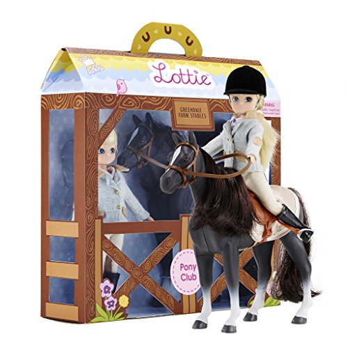 Muñeca Lottie Pony Club con Caballo y Accesorios miniatura 3