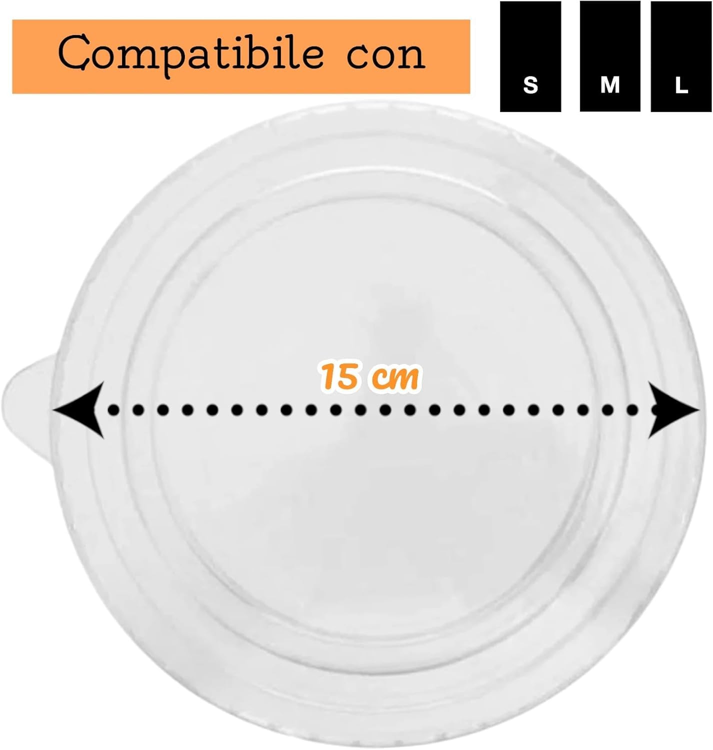 Terryshop74 Ensaladera mayólica 1000 ml con tapas – 25 cuencos de papel decorado + 25 tapas transparentes – Recipientes grandes para poké, ensaladas y platos calientes