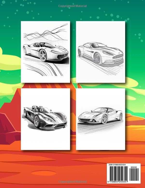 Sports Car Coloring Book: Let's Fun Racing Car Design for Children, Boys Love Sport Racing Cars image 3