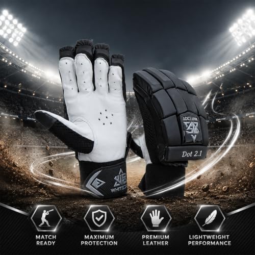 WHITEDOT Sports Dot 2.1 Cricket Batting Gloves, Large, Right Hand, - Image 4