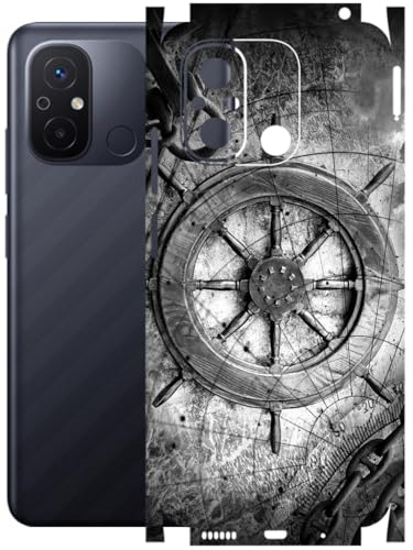 Image of AtOdds - Full Body Back Screen Guard Protector Film - Lamination Wrap Skin Sticker Compatible with REDMI 12C | Scratchproof Matte Finish (Voyage)