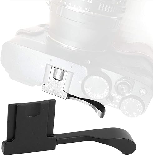 Miniatura 4 de Thumb Up Grip, zapata caliente de aleación de aluminio para cámara sin espejo X 100F, X A5, X A3, X pro2 (negro)