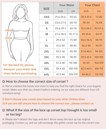 SZIVYSHI Overbust Korsett Damen Top - Cabana Blau - XL – Ansicht 2