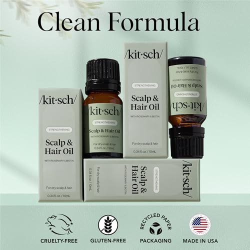 Kitsch Rosemary Oil for Hair Growth – Hair Oil with Biotin, 10mL - image 7