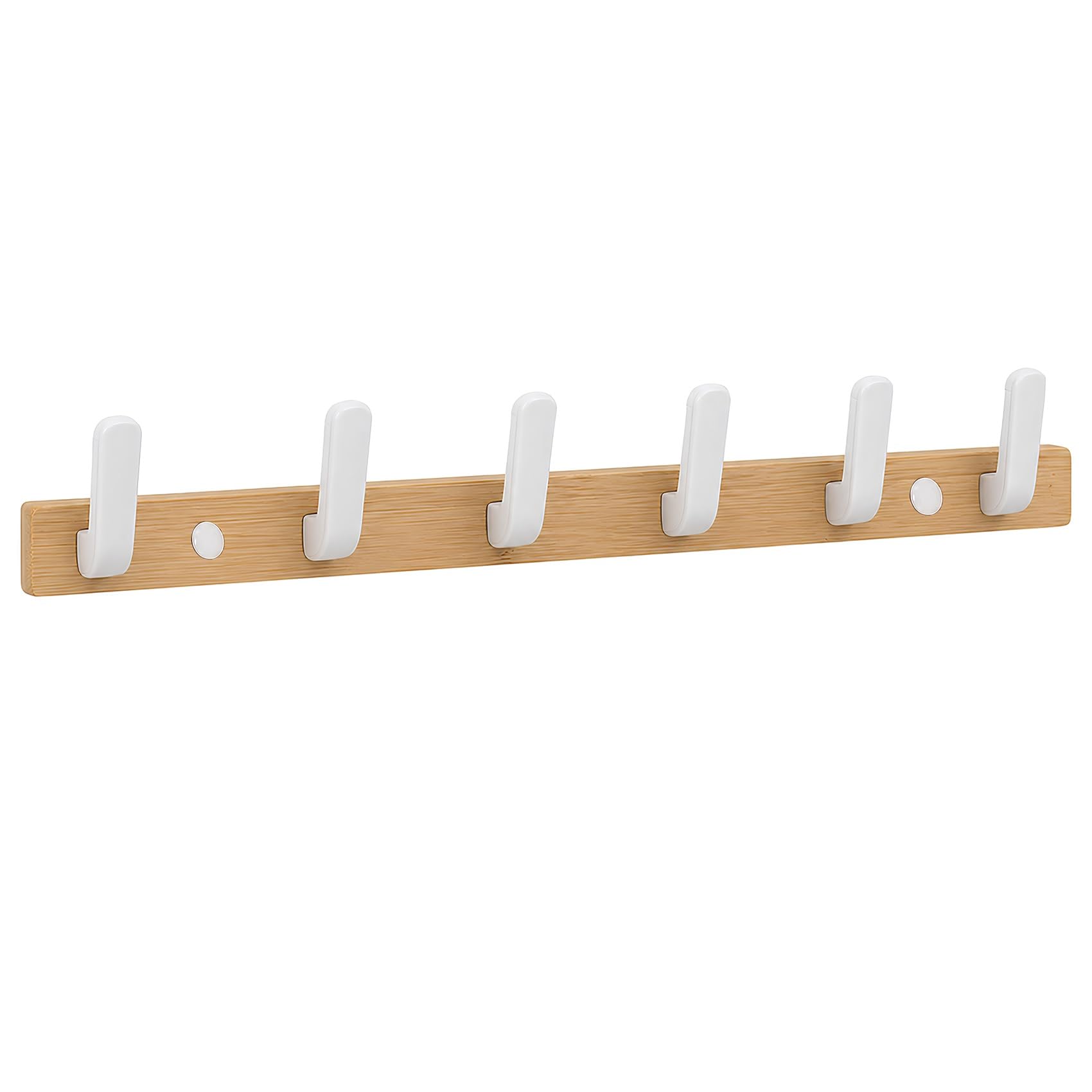 Tzufa Crude Wood Wooden Coat Hooks Coat Rack Wall Mounted Easy Install Wall Hooks
