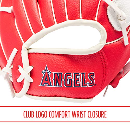 Franklin Sports MLB Youth Teeball Glove and Ball Set - Kids Los Angeles Angels Baseball and Teeball Glove and Ball - Perfect First Kids Glove - 9.5" - image 6