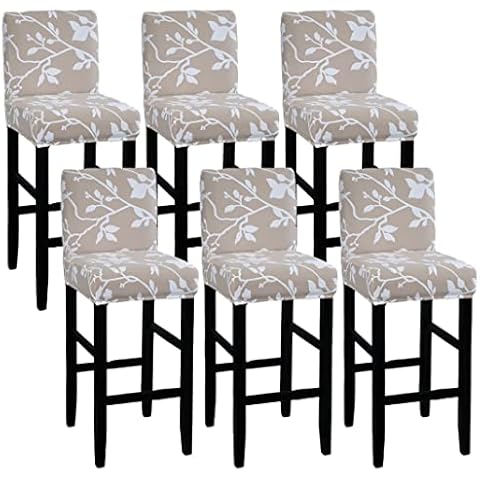 ELYSYSRL Stretch Bar Stool Covers Pack Cover