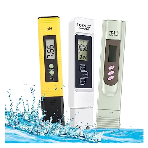 PH EC TDS メーターテスター温度ペン水純度フィルター水耕水族館プール水モニター(TDS EC TEMP-01)