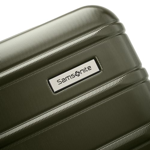 Image of Samsonite Omni 2 Hardside 2 Piece Set - Includes Global Carry-On & Large Checked Suitcases - 360 Dual Spinner Wheels - Integrated TSA Lock & Expansion - Amazon Exclusive - Vita Olive