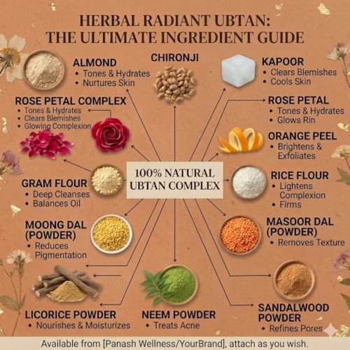 Image of Soil Seramz Ubtan 100% Pure Insta Glow Powder, 50g |Tan Removal Face Pack for Women Glowing Skin with Mulethi,Manjistha,Almond & Other Herbs| Smooth & Clear Complexation| Suitable for All Skin Types