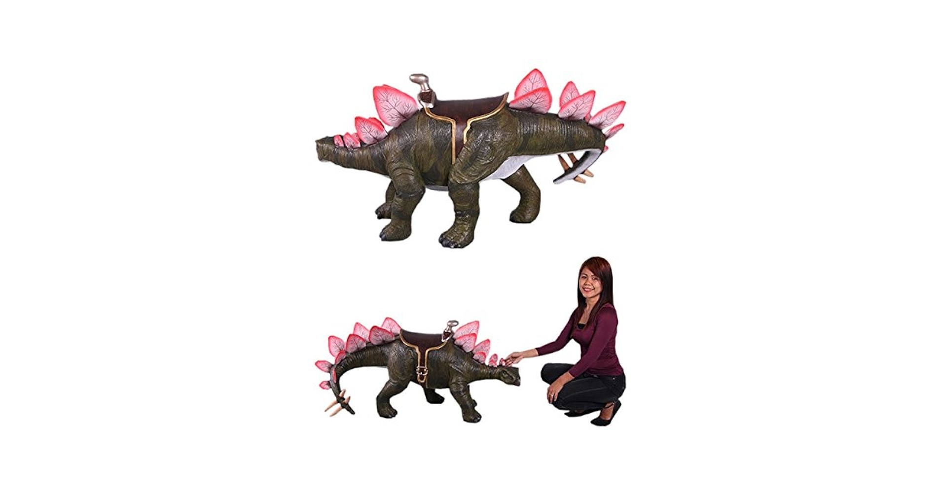 怪獣フィギュア 青・緑 恐竜 フィギュア トリケラトプス ビニールモデル プレミアム