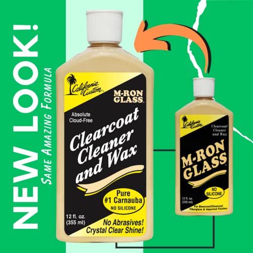Limpiador y Cera M-Ron Glass Clearcoat con Cera Carnauba 12 oz miniatura 2