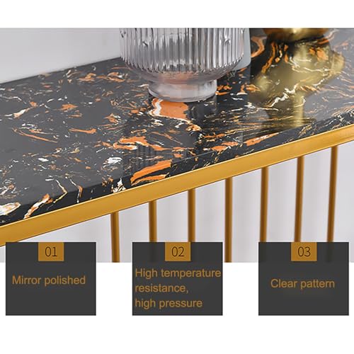 Mesa consola moderna de diseño geométrico para vestíbulos sofisticados 4