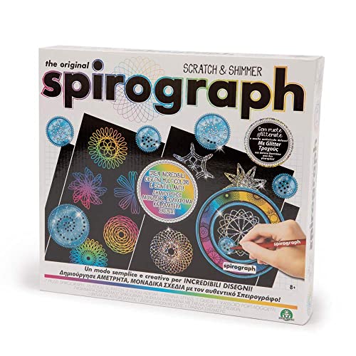 Spirograph Scratch And Shimmer jeu créatif idéal pour occuper les enfants le mercredi