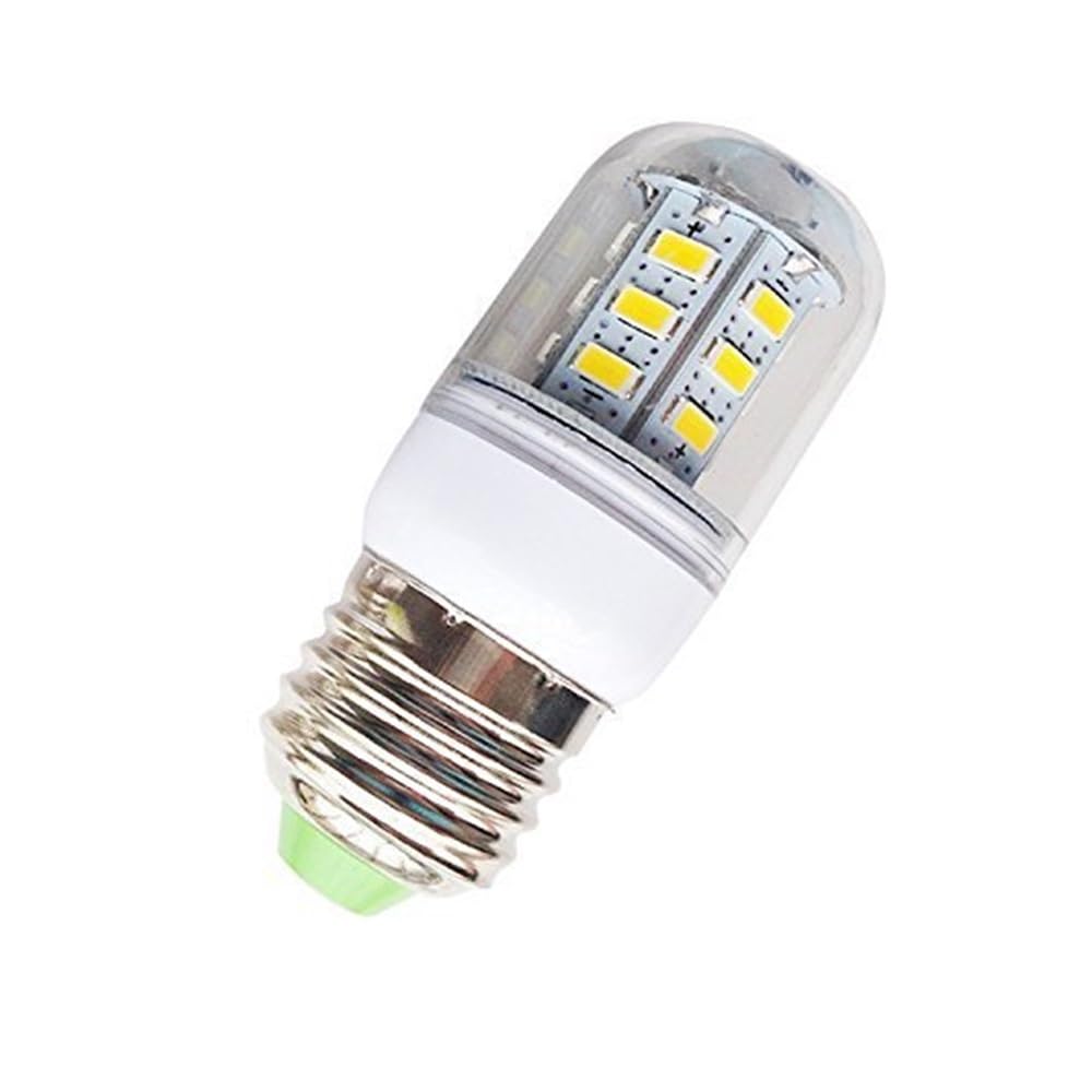 NXCVBNKZJ KJXP Lighting, Pack of 20, Led Corn Bulb AC240V E27 3W 24LEDs-5730SMD Flashlight Bulb Lamp(Cold White)