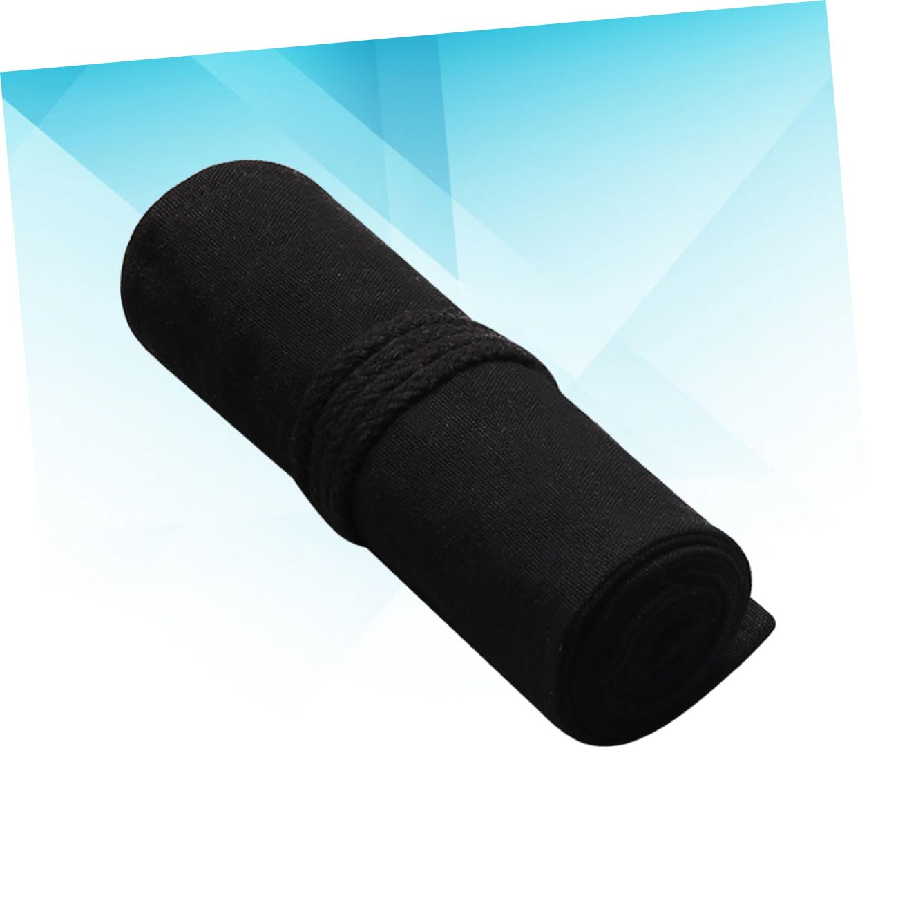 Ciieeo 3piezas Estuche De Lona para Lápices De Gran Capacidad Organizador Portátil De Ranuras para Artistas Bolsa De Almacenamiento Enrollable y Práctica para Dibujos y Negro