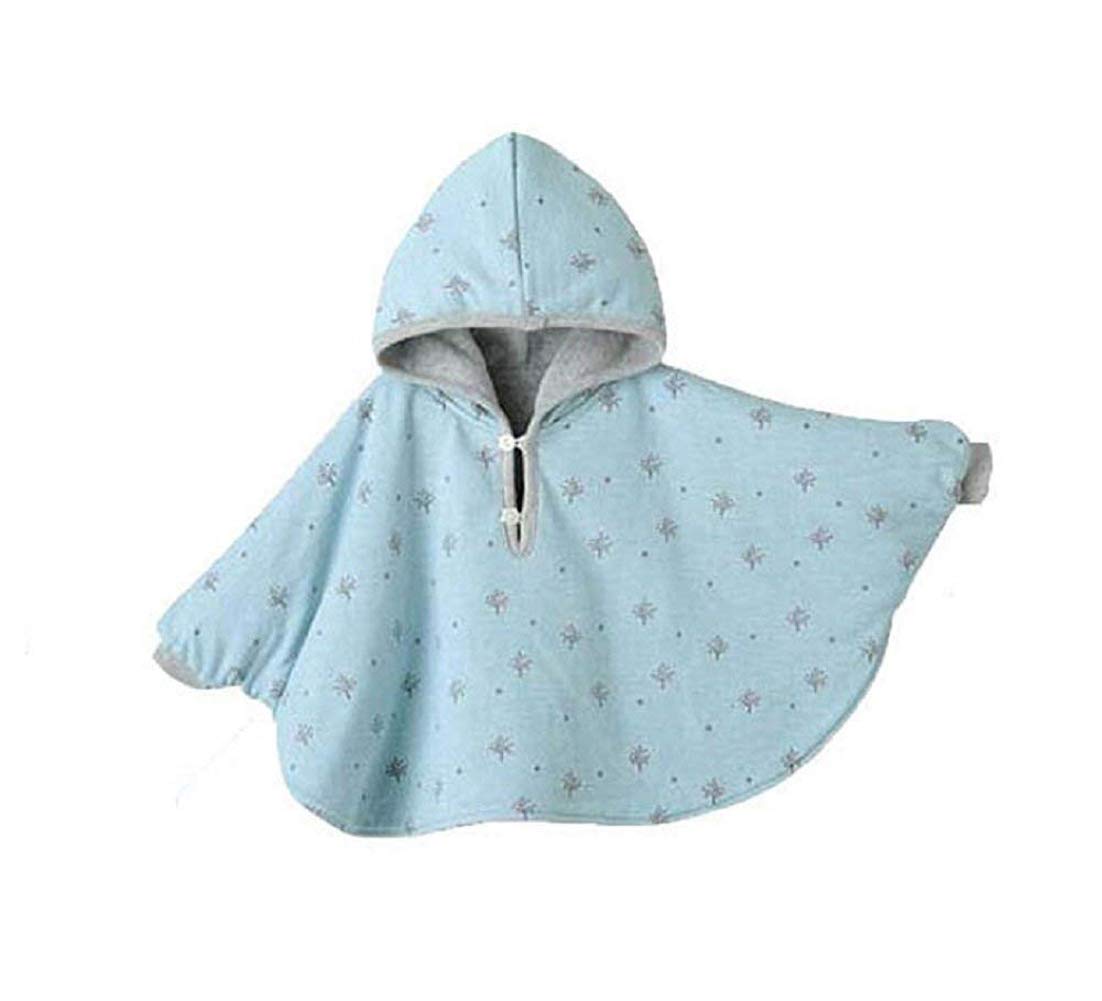 TININNA Cape à Capuche Bébé Laine Douce - Poncho Coupe-Vent Chaud Automne Hiver 0-4 Ans