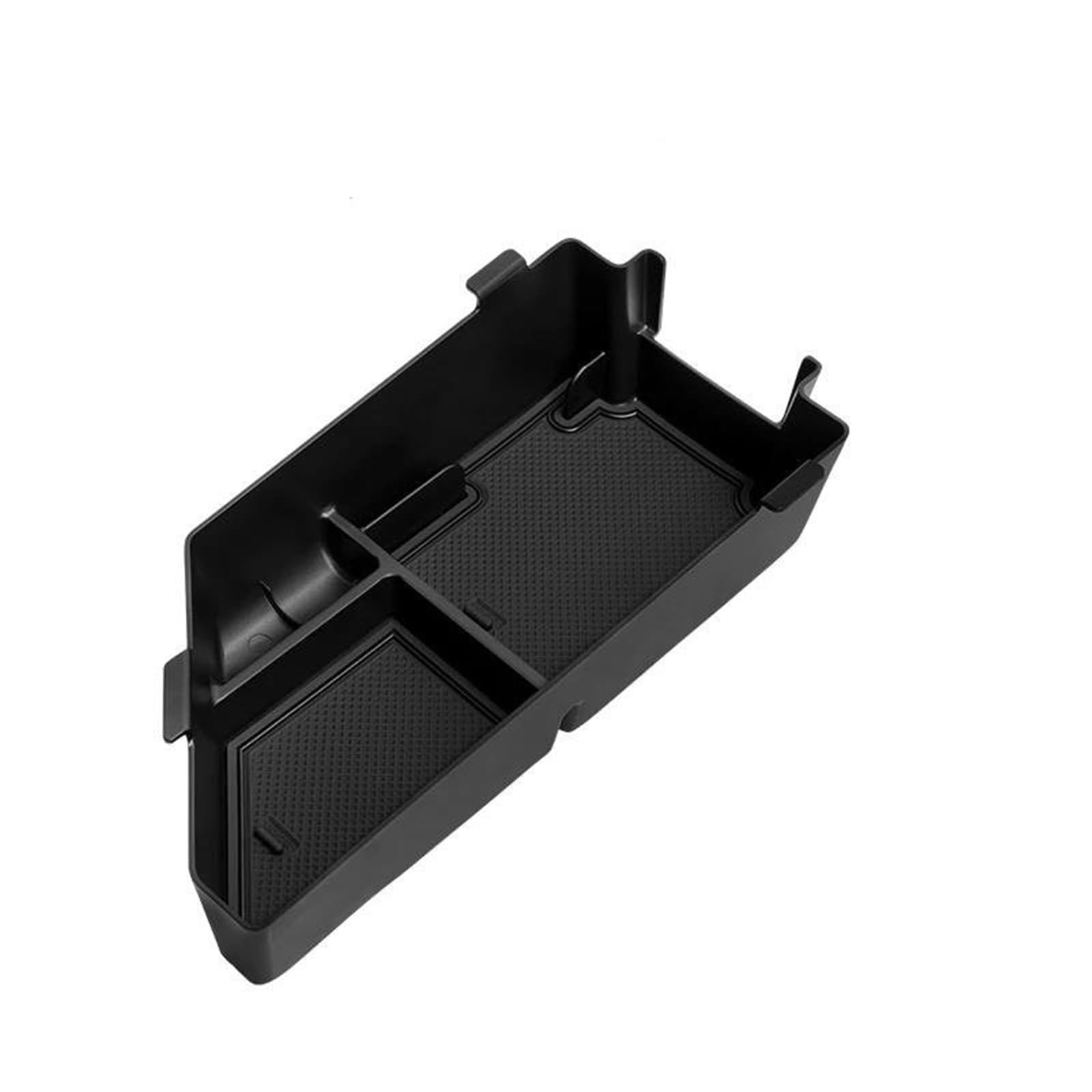 REQIANOZ For Jetta 2020-2025 Central Console Armrest Storage Box Stowing Tray Organizer Car Interior Accessories Black ﻿