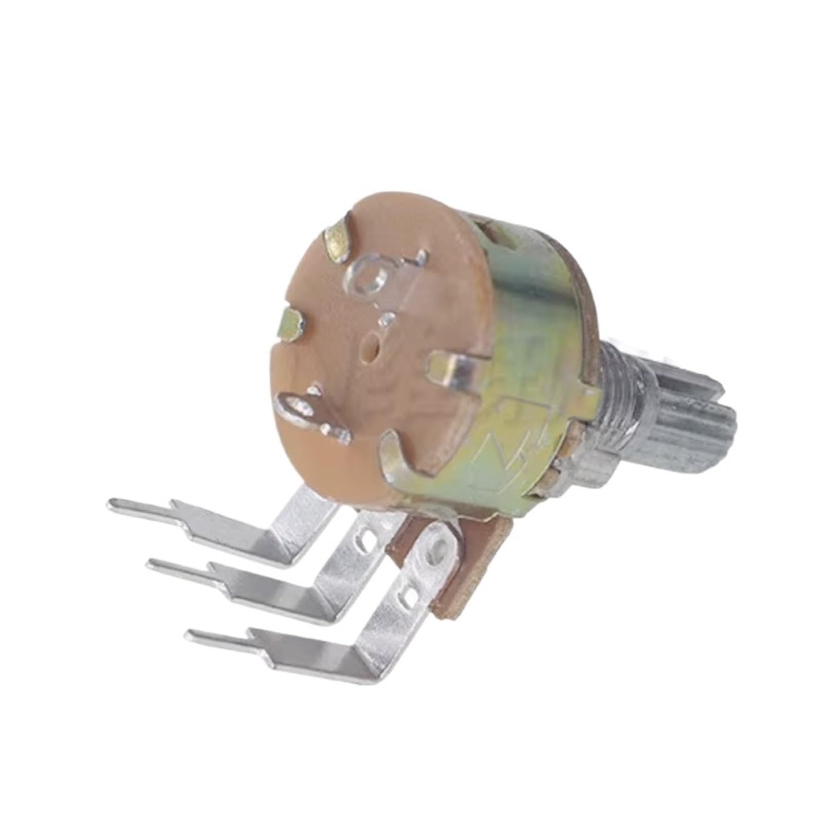2 juegos de potenciómetro único WH148 con interruptor 15mm B5K B10K B50K B100K B500K for amplificador de Audio 5k 10k 100k 50k 500k(10K Ohm)