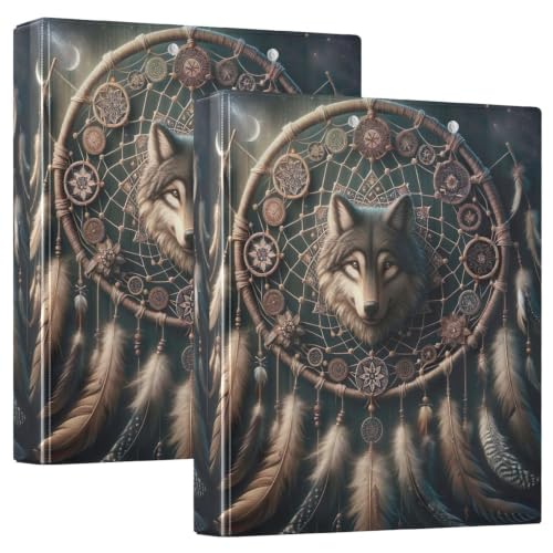 Classeur 3 anneaux Wolf Dream Catcher, l'accessoire idéal pour réussir votre rentrée universitaire