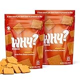 WHY? SNACKS Low-Carb Keto Crackers, ORIGINAL CHEDDAR, 2 Pack, Grain-Free, Gluten-Free, Low-Carb Snack | Keto Friendly Snacks (2 Pack)