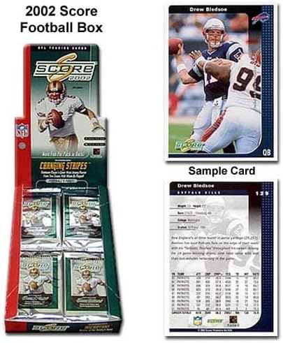 Score 2002 NFL Score Box of Unopened Cards Sports