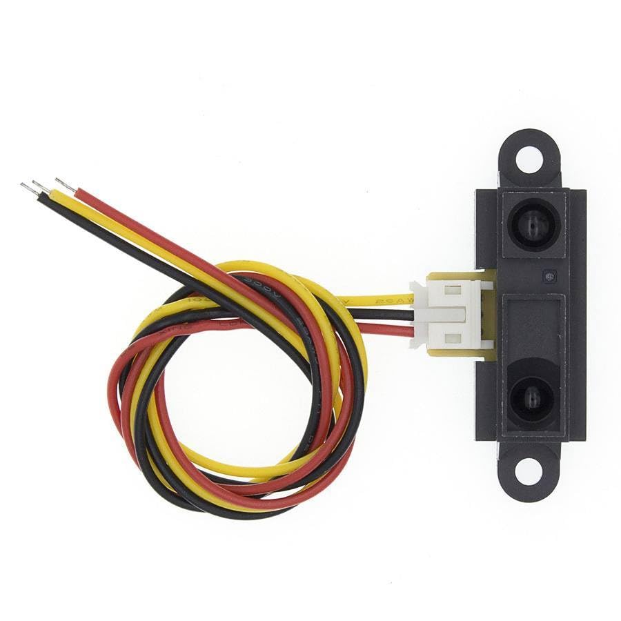 10pcs/lot GP2Y0A21YK0F 100% 2Y0A21 10-80cm Infrared Distance Sensor (Including Wires)