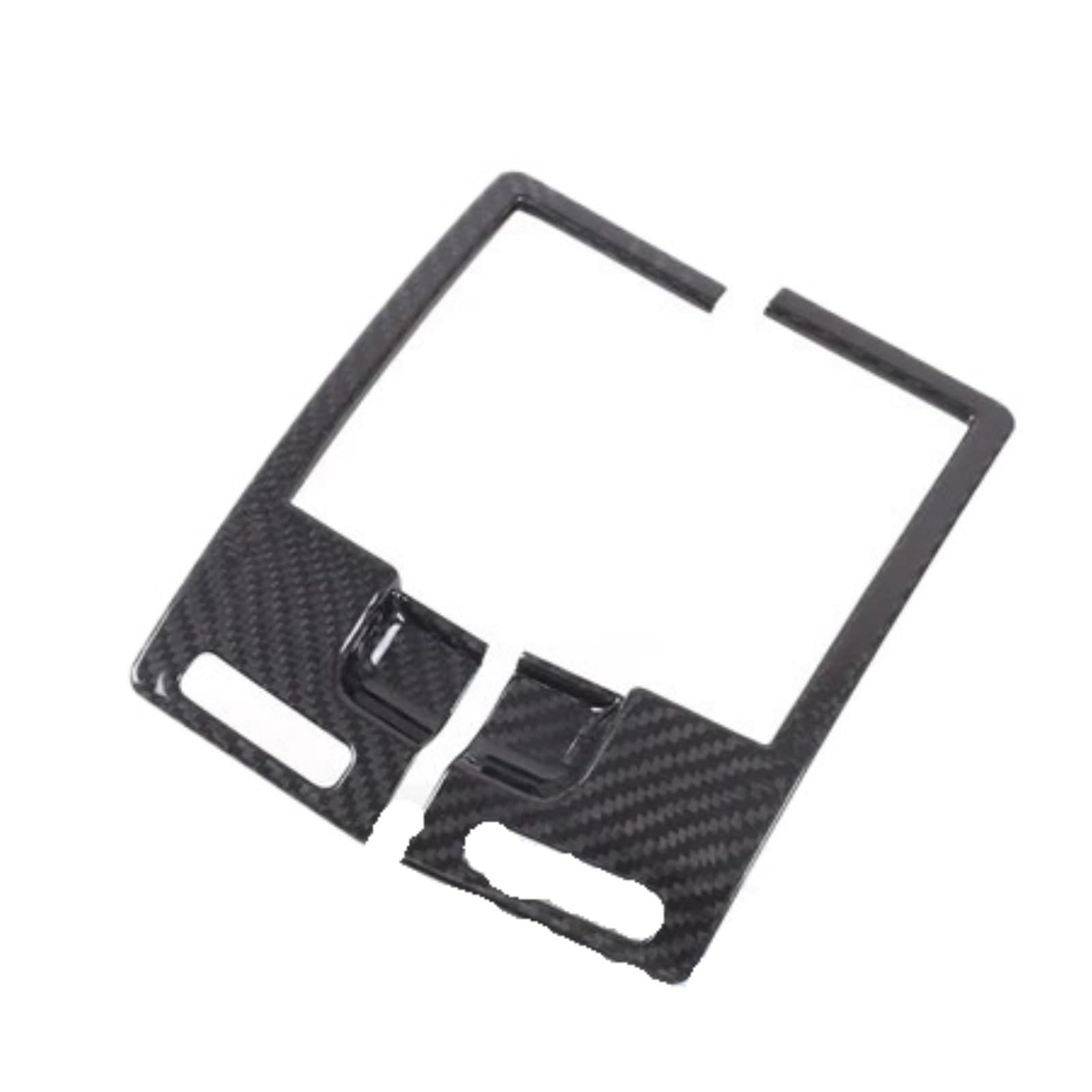 VNHLOTVJL 2pcs Car Center Console Air Vent Cover Interior Modification AccessoriesCompatible for Nissan 350Z 2003-2006 Real Carbon Fiber(Black Carbon Fiber)