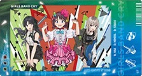 【安和すばる&井芹仁菜&河原木桃香(横/エレキ持ち)】ガールズバンドクライ ビジュアルクリアチケット