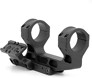 Tactical Fast 1.93" Scope Mount for 30mm Tube Scope with Red Dot Sight 35 Degree Offset Mount Plate Base - AWETHE