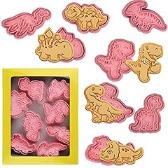 New Dinosaur Cookie Cutters with Plunger Stamps
