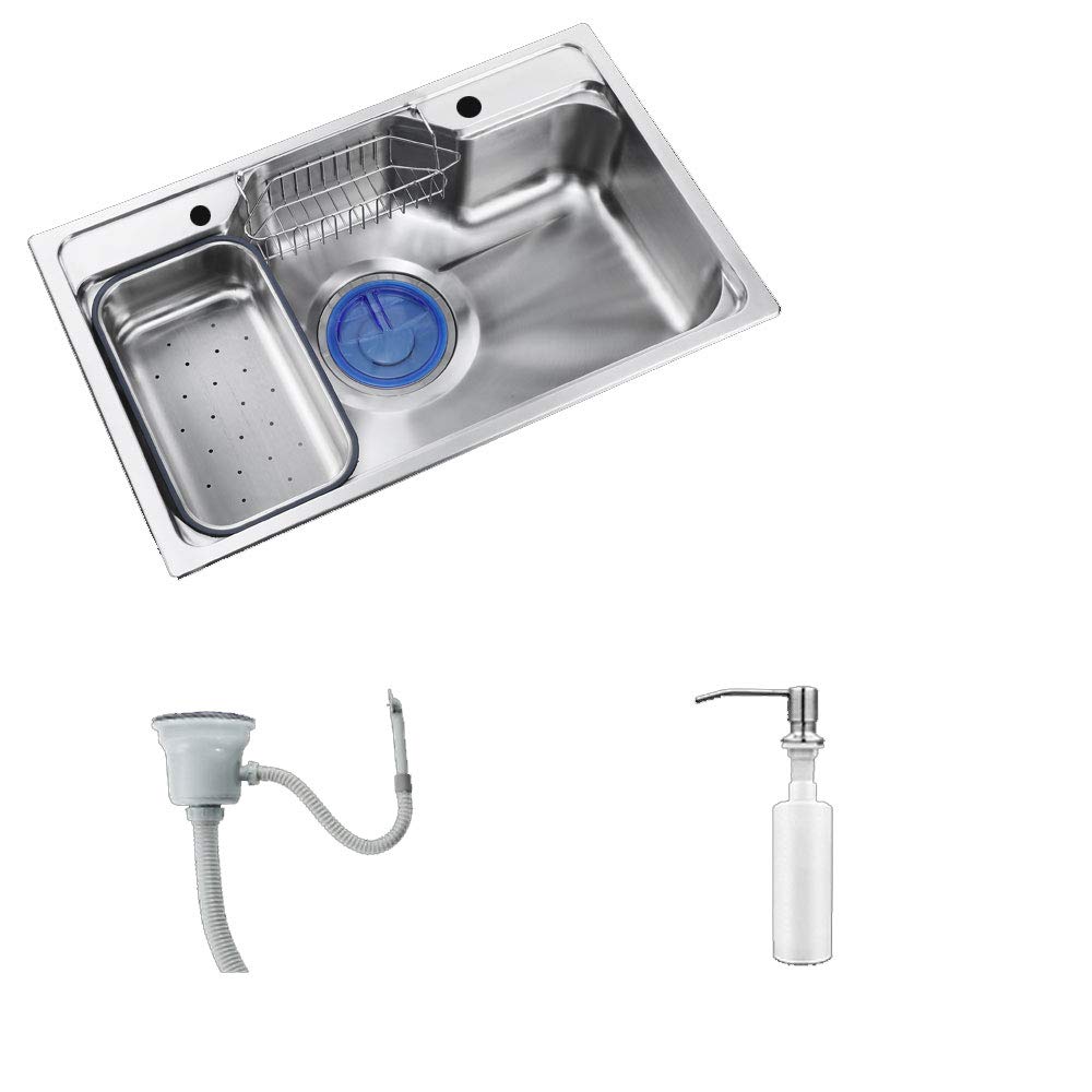 Buy MF7848 31 Inch 18 Gauge Stainless Steel top mount single bowl