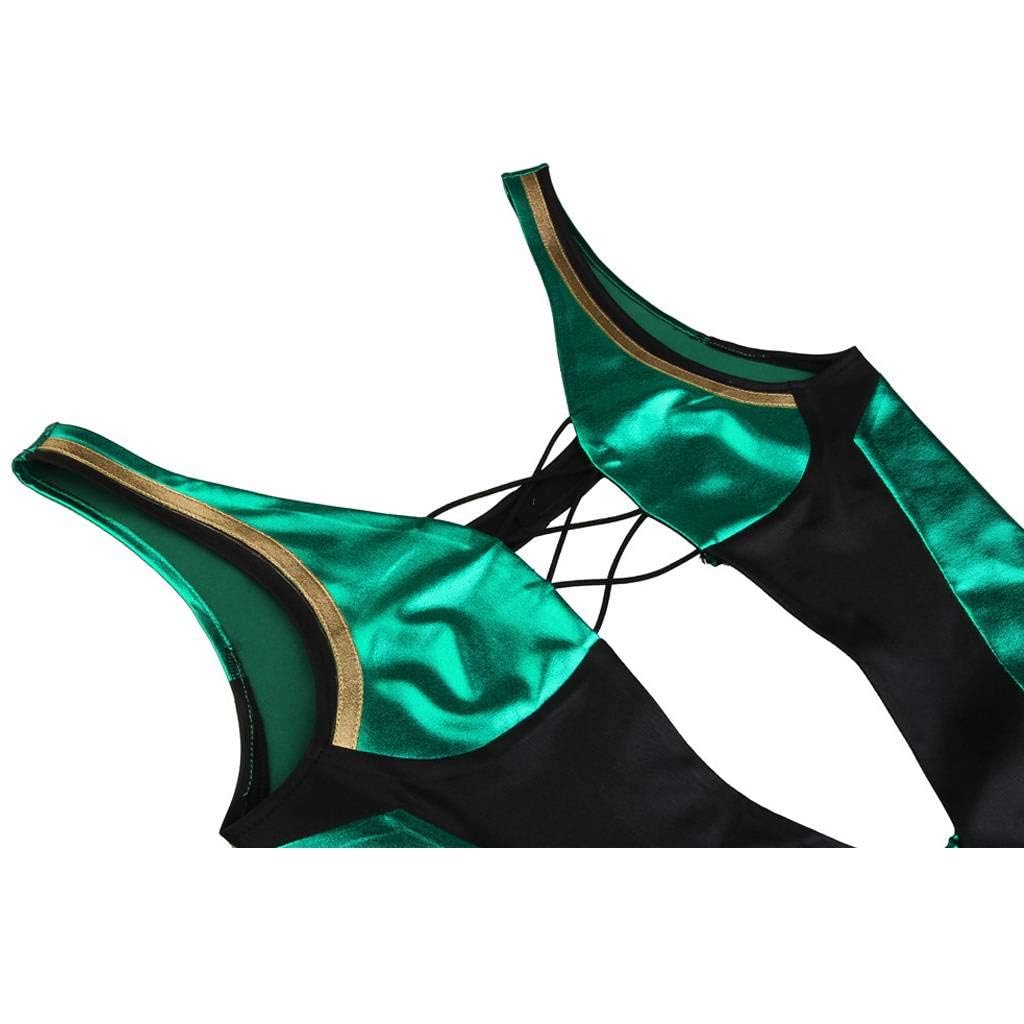 CosplayDiy Women's Suit for Game MK X Jade Cosplay Costume