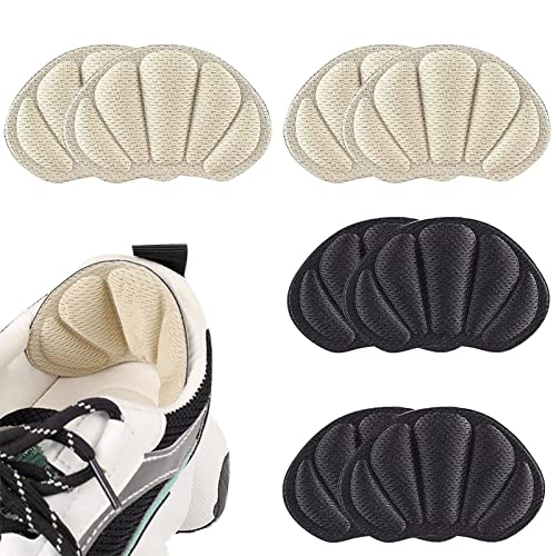 4 pares de almohadillas de cojín de tacón,Zapatos de Tacón Plantillas Autoadhesivas,plantillas de zapato,Zapato Protector,protección de los pies para evitar roces y ampollas