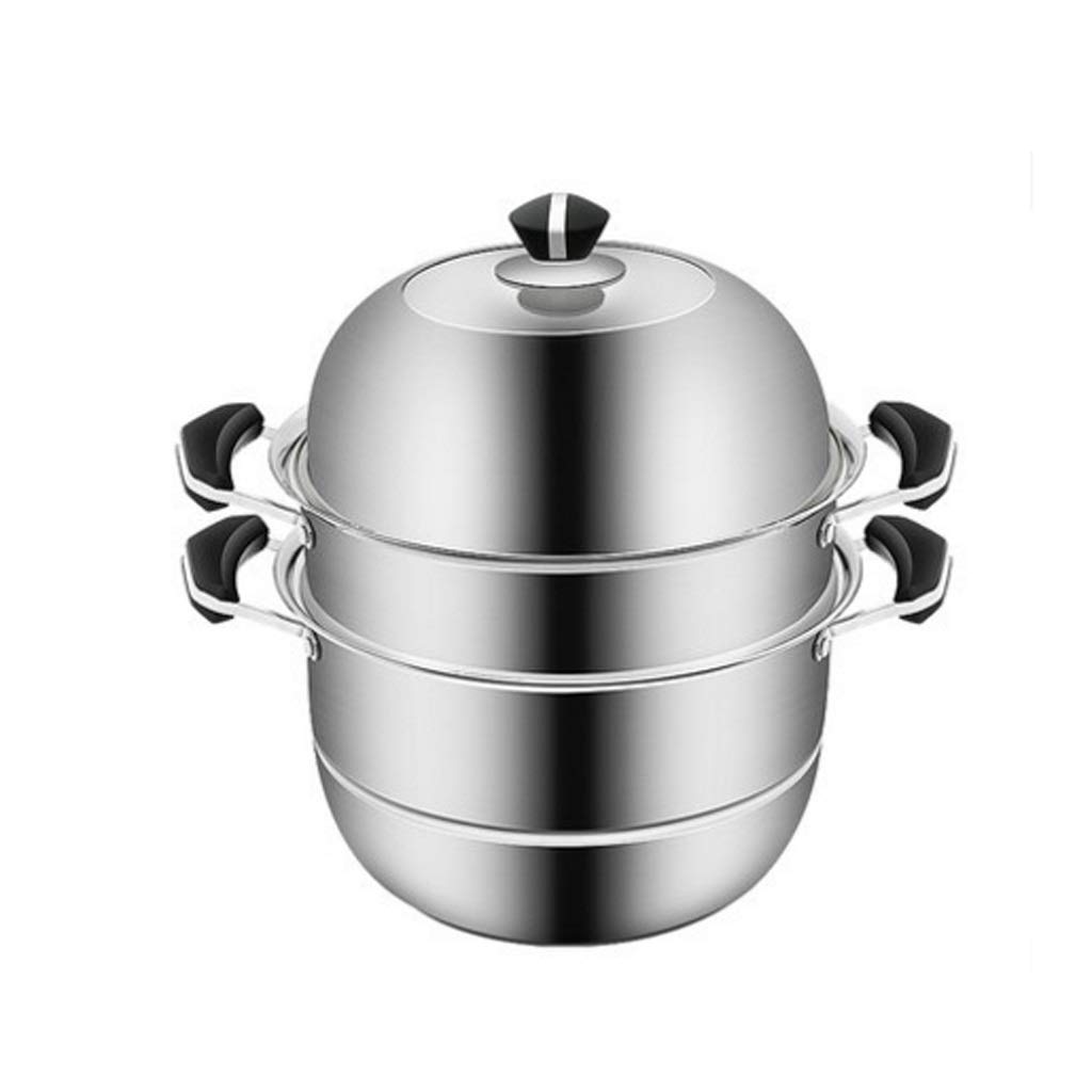 GTHTUHFD Stainless Steel Steamer Induction Cooker Household Thickened Gas Soup Pot With