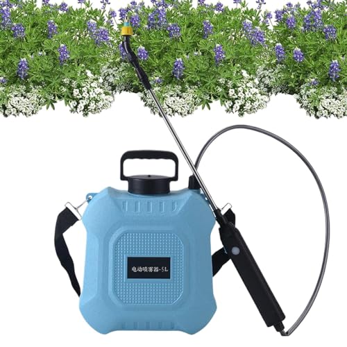 Pulverizador De Jardín Eléctrico - Recargable Mochila Portátil Ajustable - Pulverizador Inalámbrico A Batería - para Patio Parque Granja Exterior Nebulización Limpieza Lavado Coches